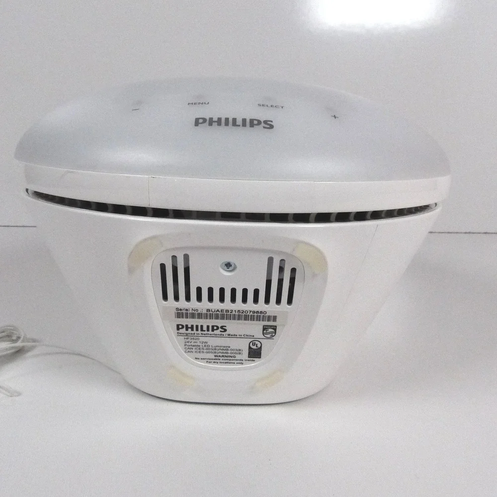 Philips HF3520 SmartSleep Wake Up Light Clock NO POWER CORDTested Works